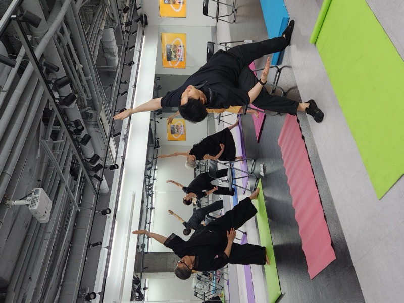 시니어 그룹 운동 현장